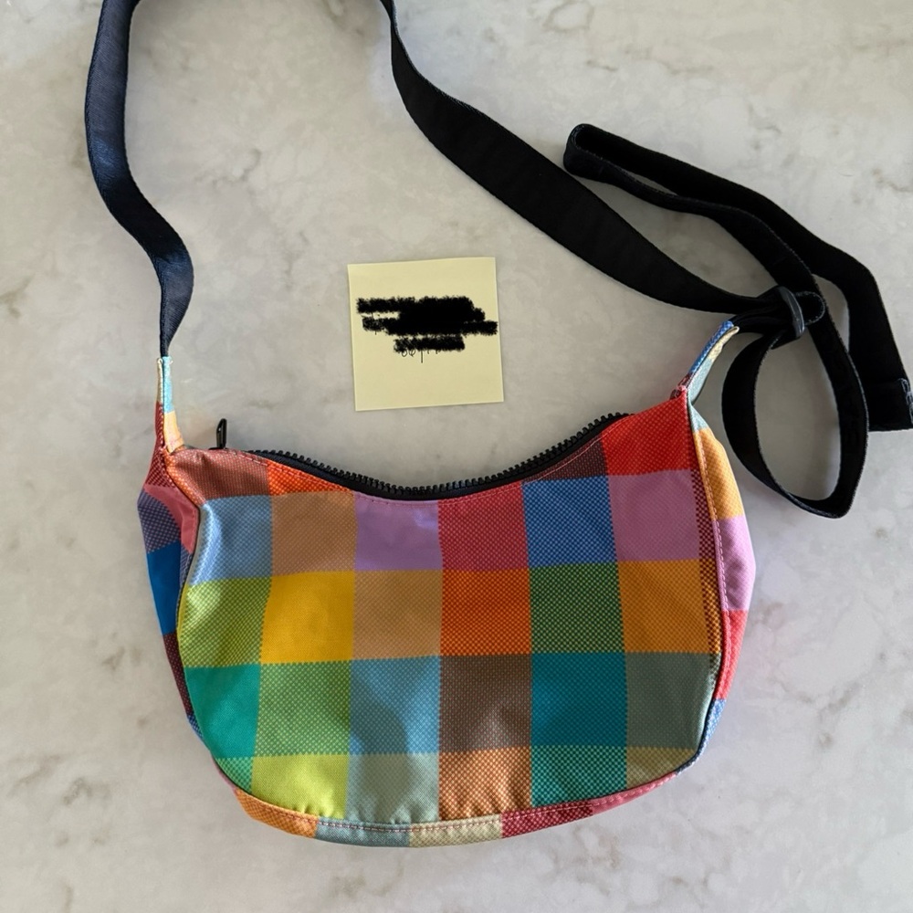 Baggu Madras Small Crescent